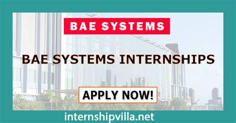 bae systems summer internships